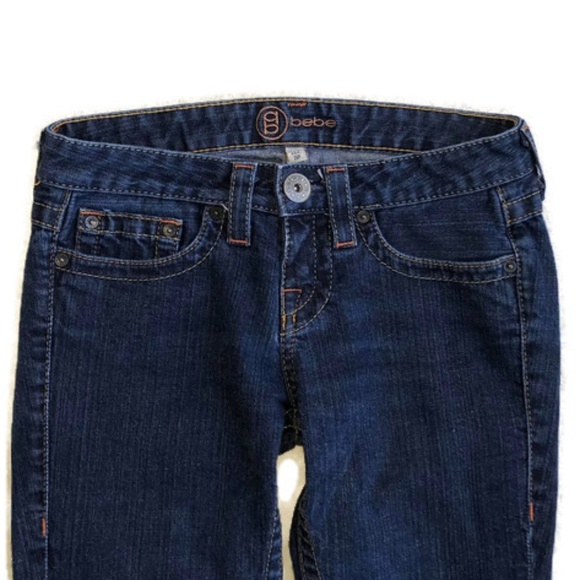 Bebe Dark Wash Kayla Jeans-Sz 26P - Picture 2 of 5